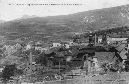 Exploitation des mines d'anthracite de La Motte-d'Aveillan
